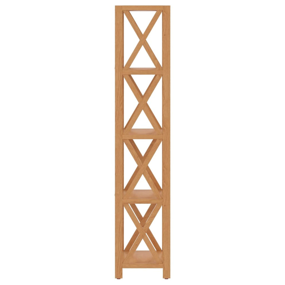 Opbergrek 5-laags 40x30x146 cm massief eikenhout MeubelReus