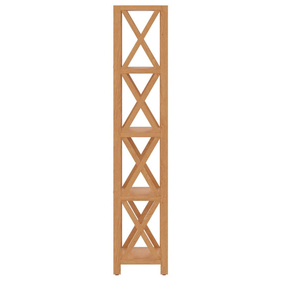 Opbergrek 5-laags 40x30x146 cm massief eikenhout MeubelReus