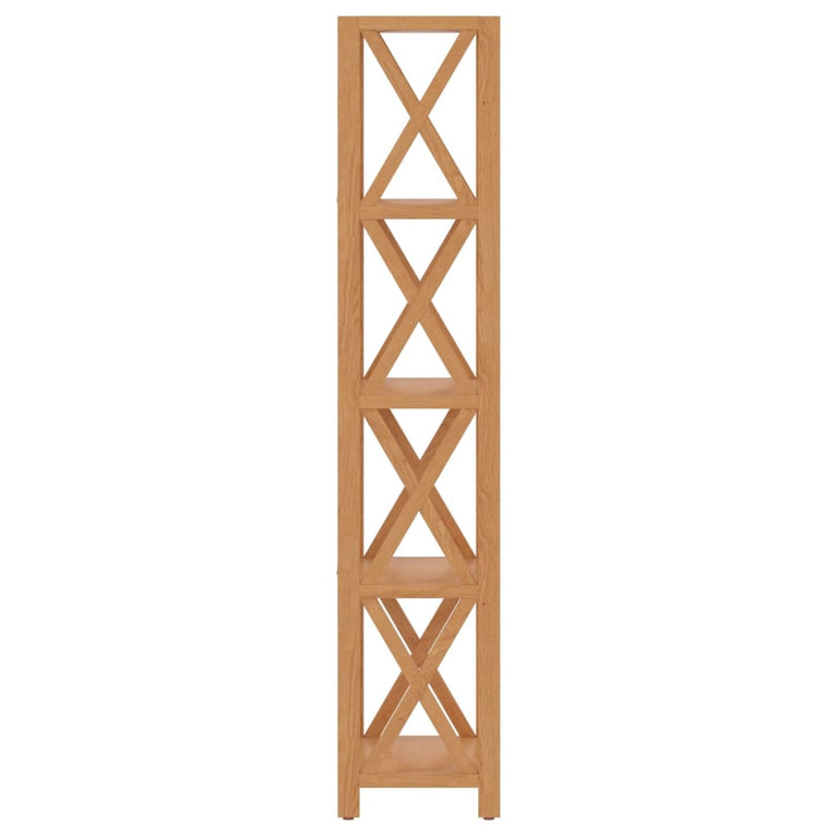 Opbergrek 5-laags 40x30x146 cm massief eikenhout MeubelReus