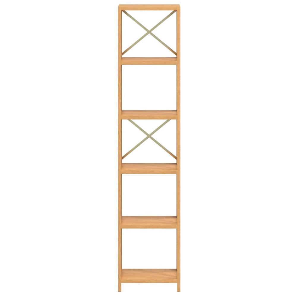 Kastje 6-laags 40x30x181 cm massief eikenhout MeubelReus