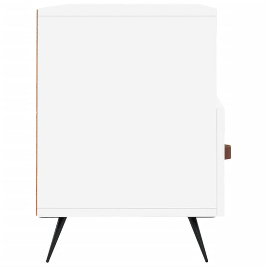 Tv-meubel 102x36x50 cm bewerkt hout wit MeubelReus