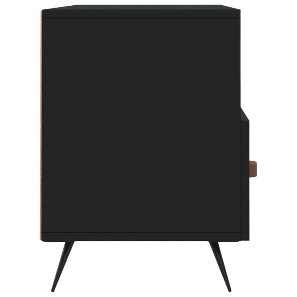 Tv-meubel 102x36x50 cm bewerkt hout zwart MeubelReus