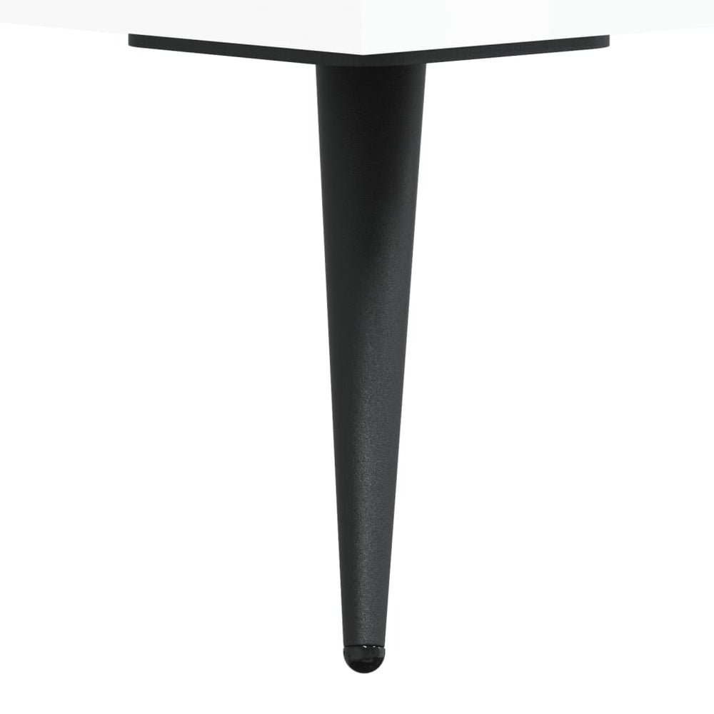 Tv-meubel 102x36x50 cm bewerkt hout hoogglans wit MeubelReus