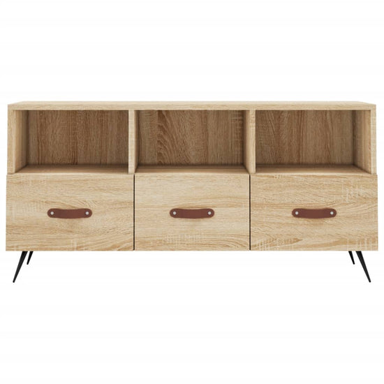 Tv-meubel 102x36x50 cm bewerkt hout sonoma eikenkleurig MeubelReus