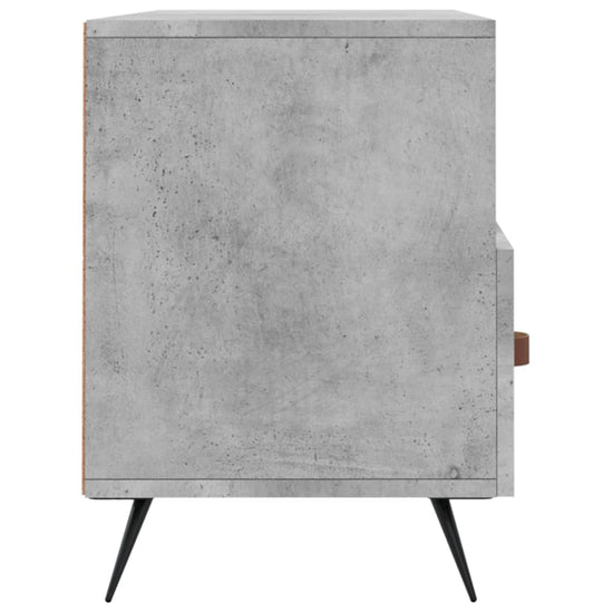 Tv-meubel 102x36x50 cm bewerkt hout betongrijs MeubelReus