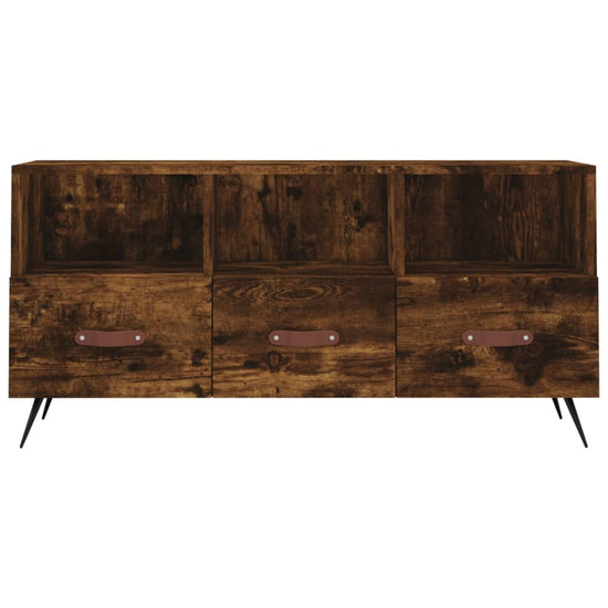 Tv-meubel 102x36x50 cm bewerkt hout gerookt eikenkleurig MeubelReus