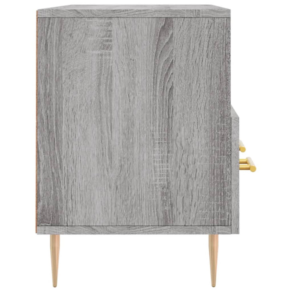 Tv-meubel 102x36x50 cm bewerkt hout grijs sonoma eikenkleurig MeubelReus