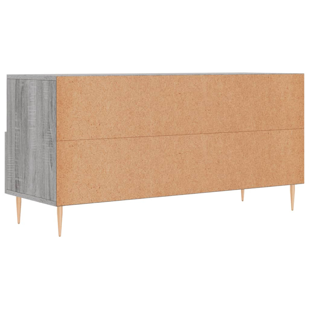 Tv-meubel 102x36x50 cm bewerkt hout grijs sonoma eikenkleurig MeubelReus