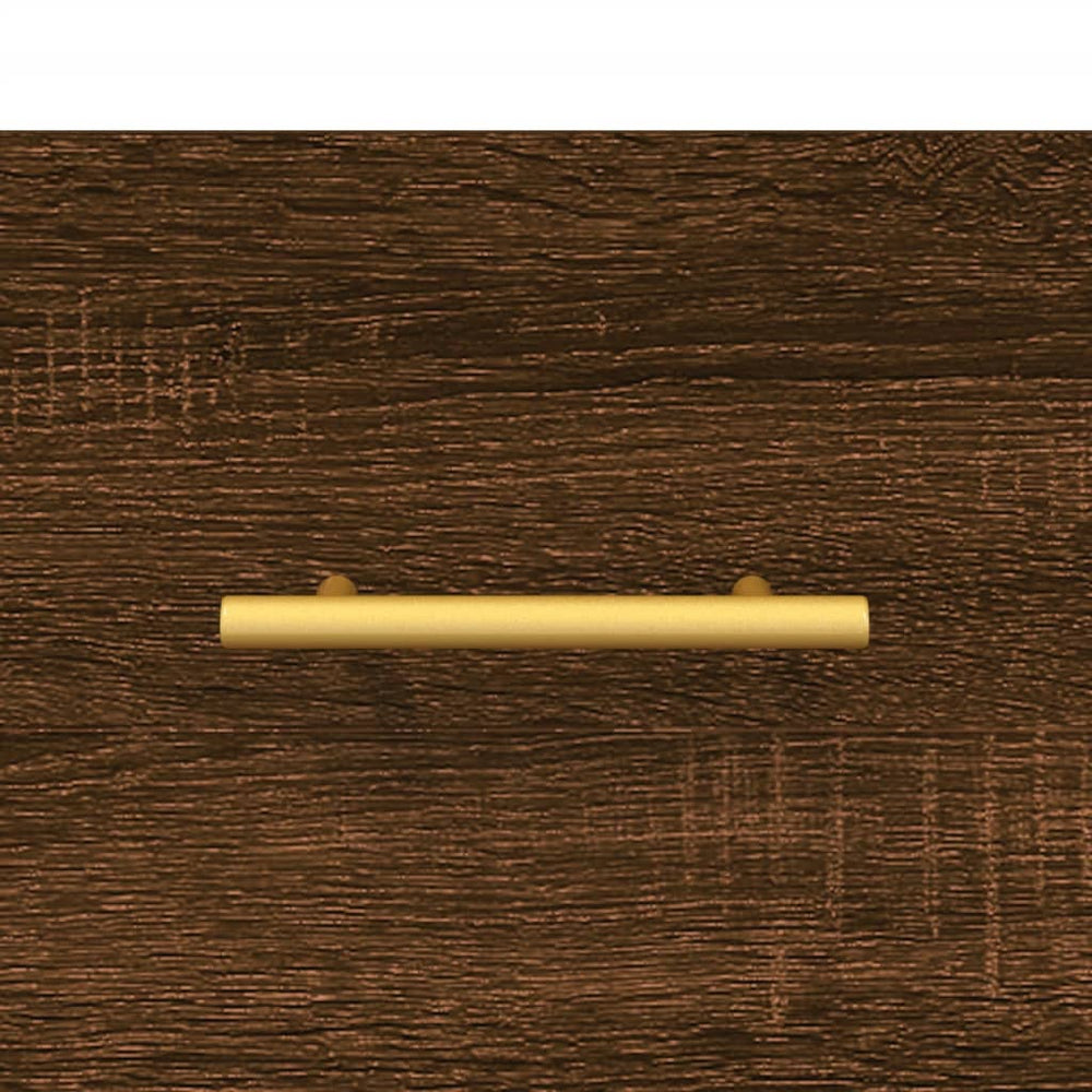 Tv-meubel 102x36x50 cm bewerkt hout bruin eikenkleur MeubelReus