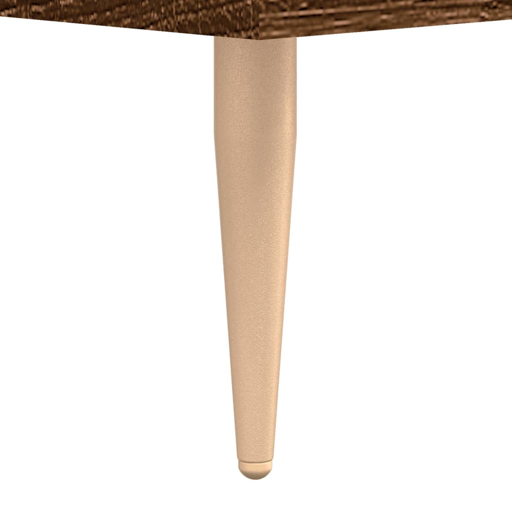 Tv-meubel 102x36x50 cm bewerkt hout bruin eikenkleur MeubelReus