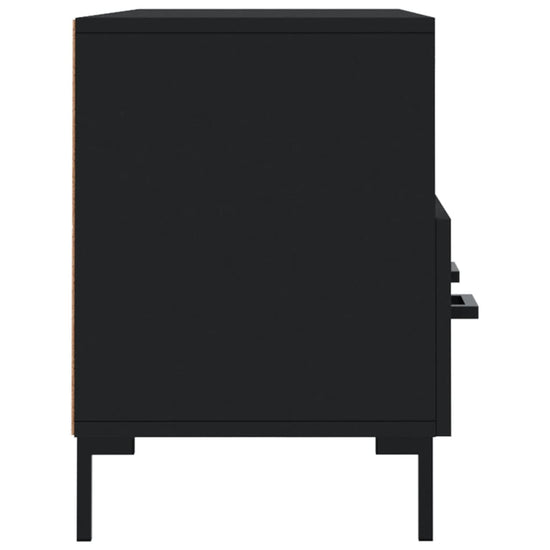 Tv-meubel 102x36x50 cm bewerkt hout zwart MeubelReus
