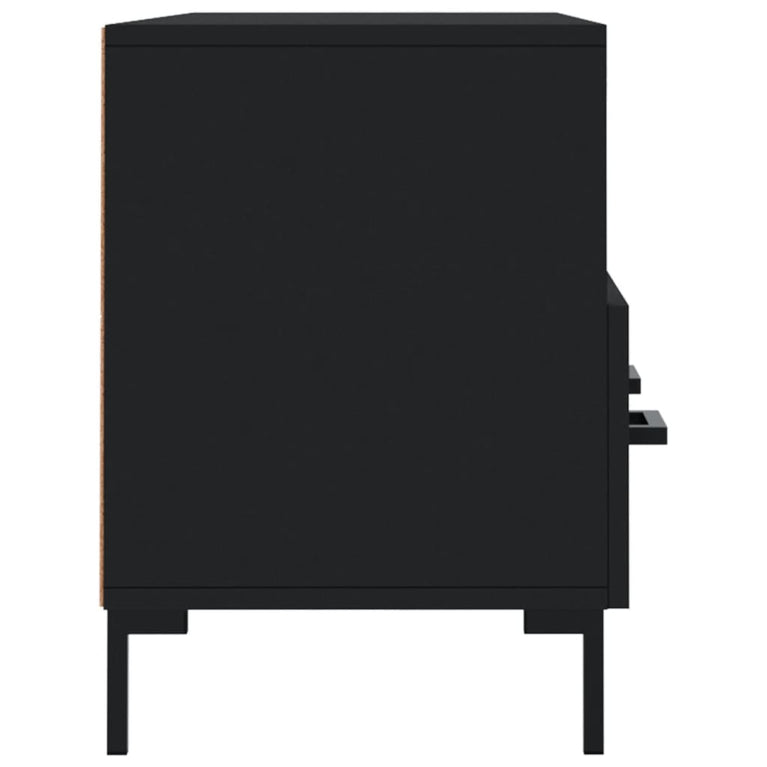 Tv-meubel 102x36x50 cm bewerkt hout zwart MeubelReus