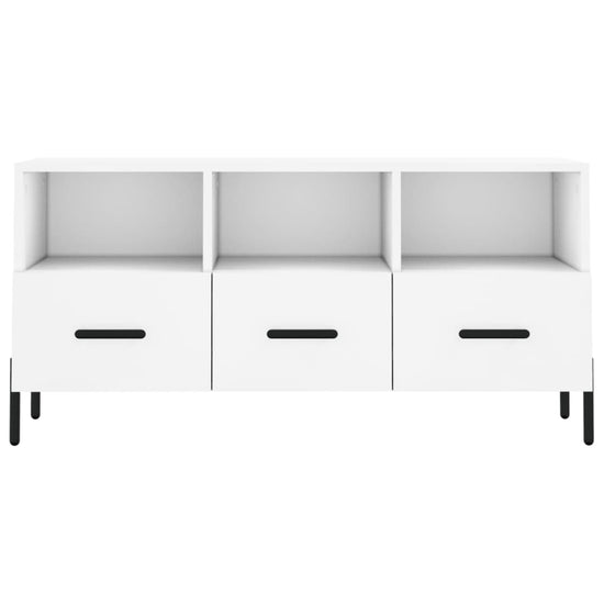 Tv-meubel 102x36x50 cm bewerkt hout wit MeubelReus
