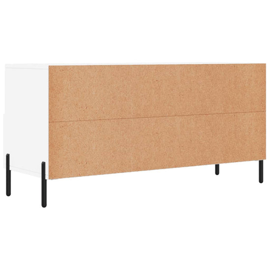 Tv-meubel 102x36x50 cm bewerkt hout wit MeubelReus