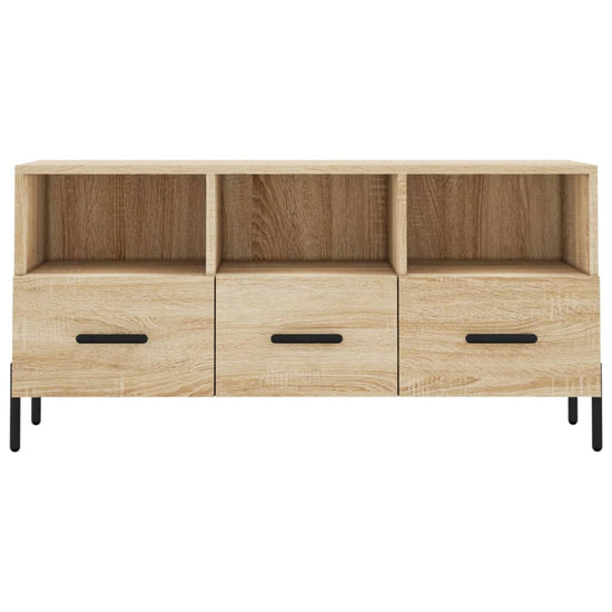 Tv-meubel 102x36x50 cm bewerkt hout sonoma eikenkleurig MeubelReus