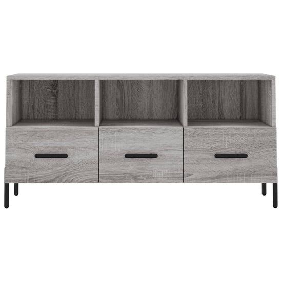 Tv-meubel 102x36x50 cm bewerkt hout grijs sonoma eikenkleurig MeubelReus