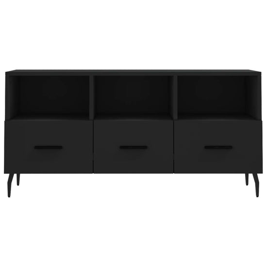 Tv-meubel 102x36x50 cm bewerkt hout zwart MeubelReus