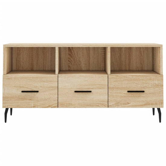 Tv-meubel 102x36x50 cm bewerkt hout sonoma eikenkleurig MeubelReus