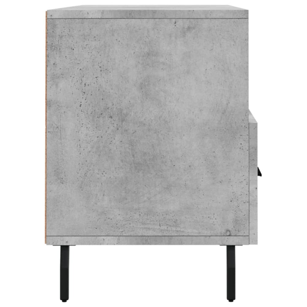 Tv-meubel 102x36x50 cm bewerkt hout betongrijs MeubelReus
