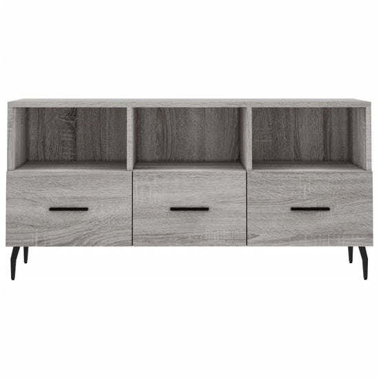 Tv-meubel 102x36x50 cm bewerkt hout grijs sonoma eikenkleurig MeubelReus