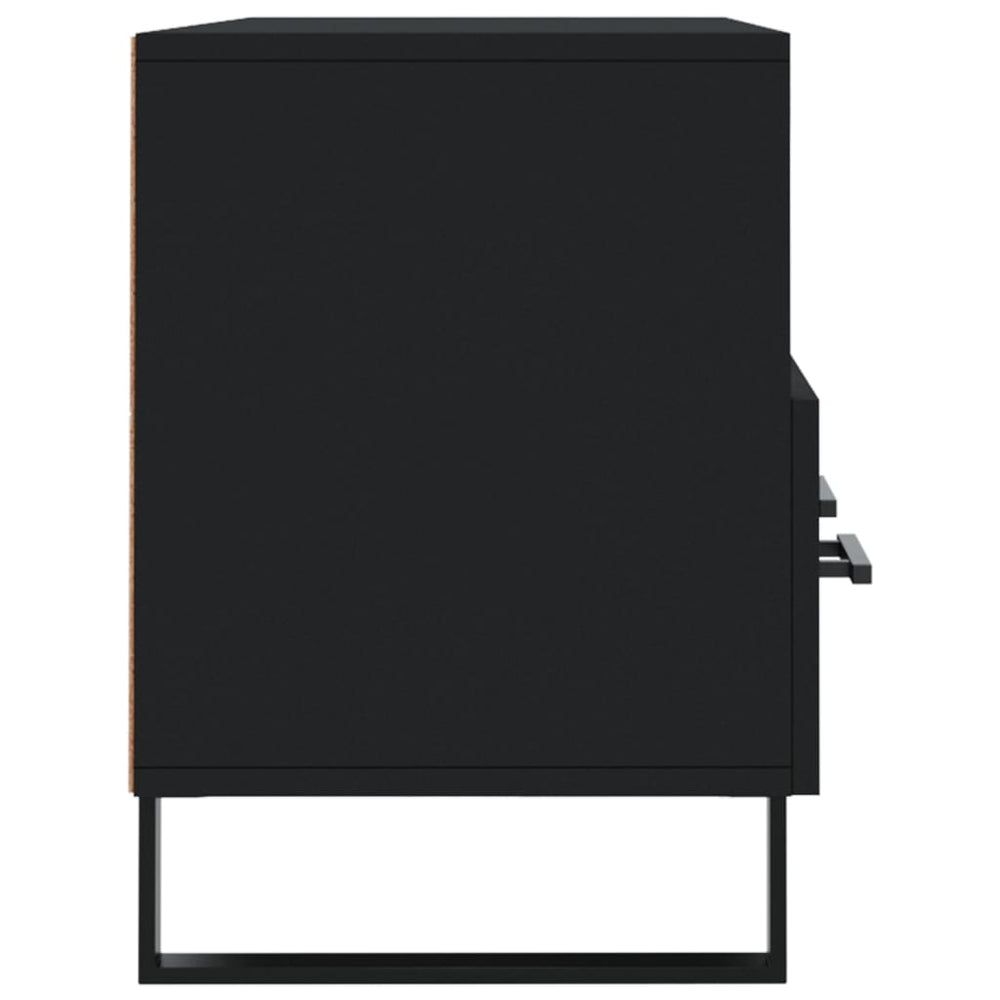 Tv-meubel 102x36x50 cm bewerkt hout zwart MeubelReus