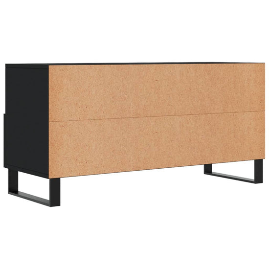 Tv-meubel 102x36x50 cm bewerkt hout zwart MeubelReus