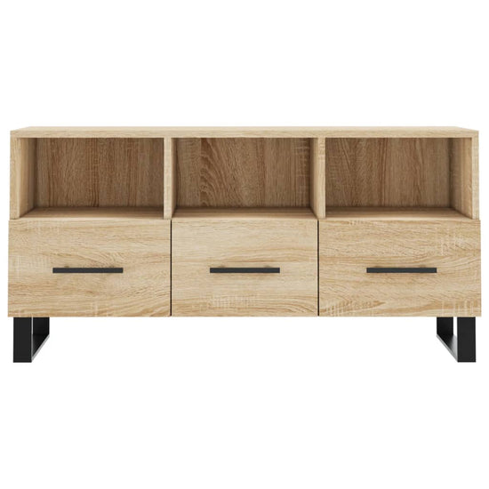 Tv-meubel 102x36x50 cm bewerkt hout sonoma eikenkleurig MeubelReus