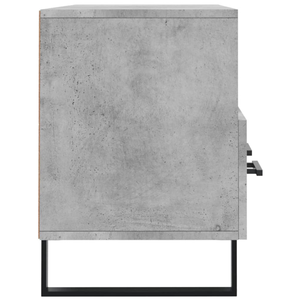 Tv-meubel 102x36x50 cm bewerkt hout betongrijs MeubelReus