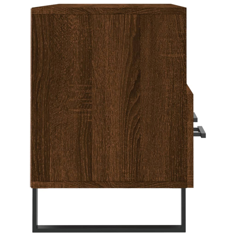 Tv-meubel 102x36x50 cm bewerkt hout bruin eikenkleur MeubelReus