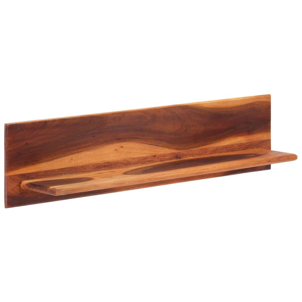 Wandschappen 2 st 112x20x26 cm massief acaciahout MeubelReus