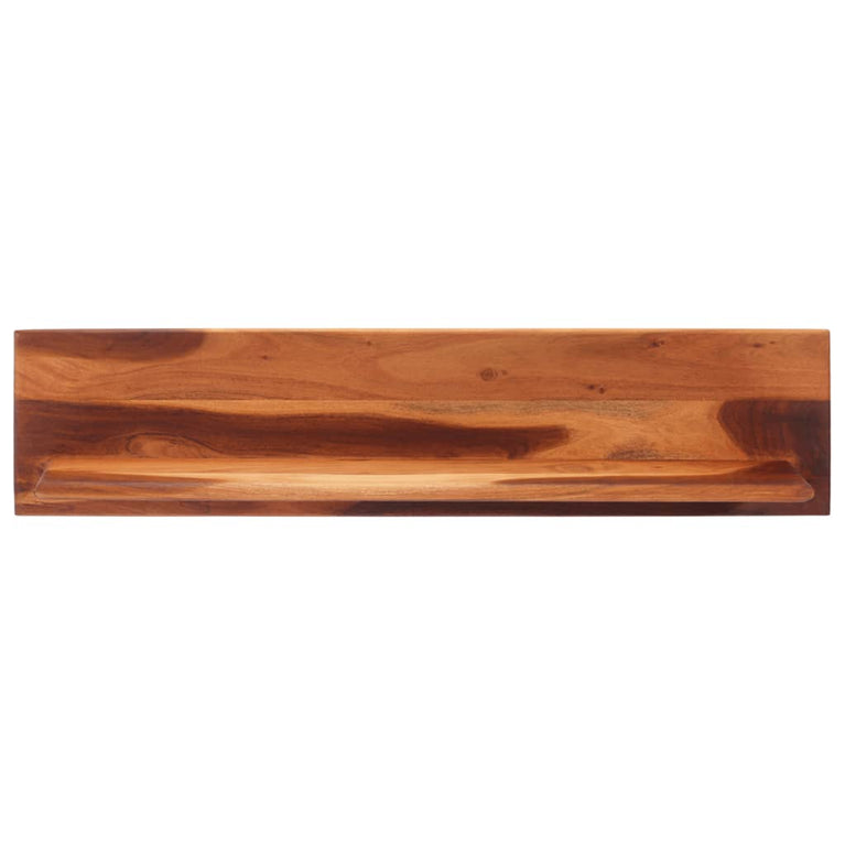 Wandschappen 2 st 112x20x26 cm massief acaciahout MeubelReus