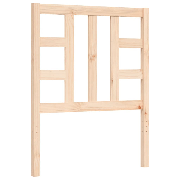 Bedframe met hoofdbord massief hout 2FT6 Small Single
