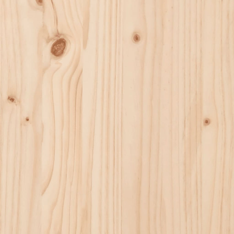 Bedframe met hoofdbord massief hout 120x200 cm