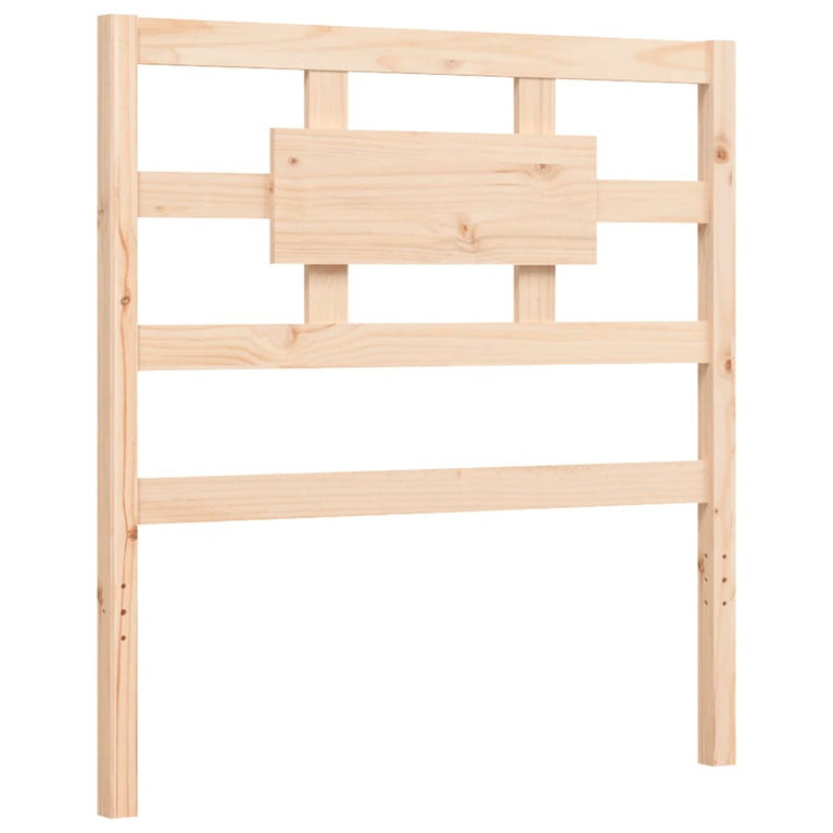 Bedframe met hoofdbord massief hout 2FT6 Small Single
