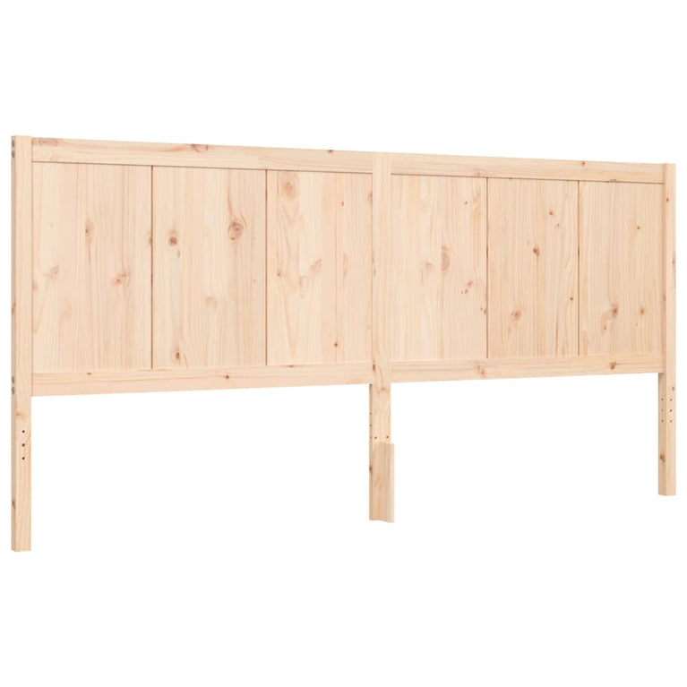 Bedframe met hoofdbord massief hout 6 FT Super King Size