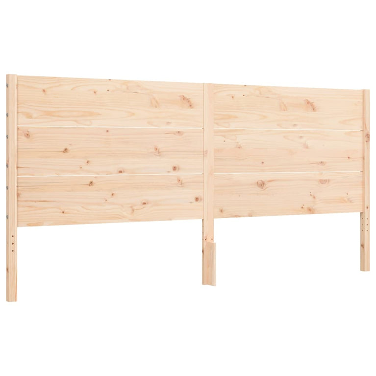 Bedframe met hoofdbord massief hout 6FT Super King