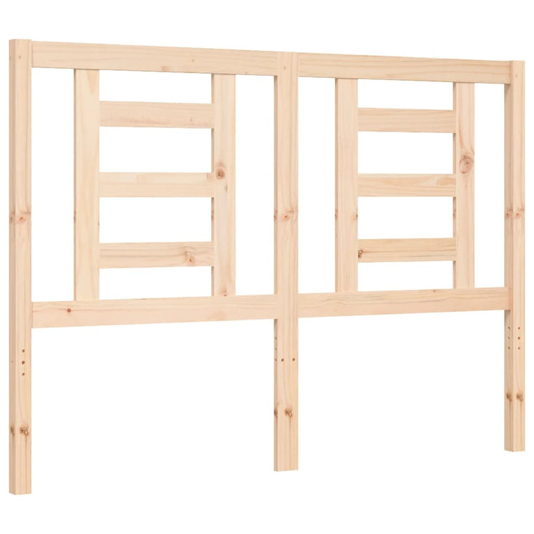 Bedframe met hoofdbord massief hout 4FT Small Double