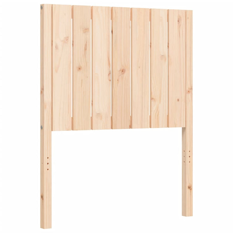Bedframe met hoofdbord massief hout 2FT6 Small Single