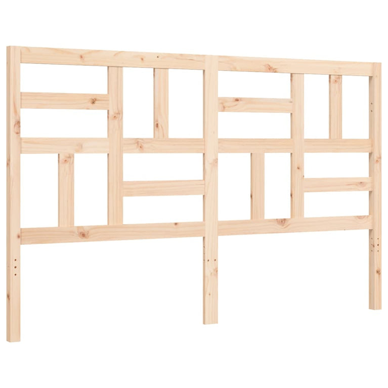 Bedframe met hoofdbord massief hout 5 FT King Size