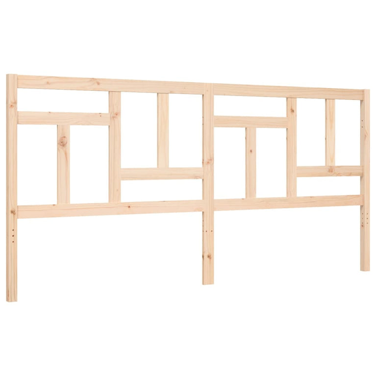 Bedframe met hoofdbord massief hout 6FT Super King