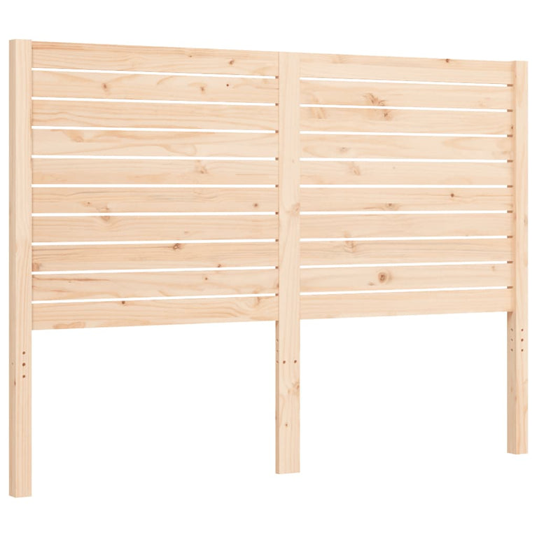 Bedframe met hoofdbord massief hout 4FT6 Double