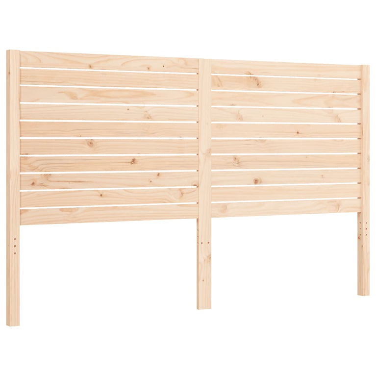 Bedframe met hoofdbord massief hout 5 FT King Size