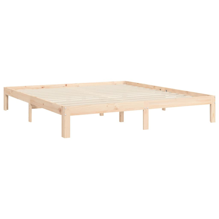 Bedframe met hoofdbord massief hout 6FT Super King