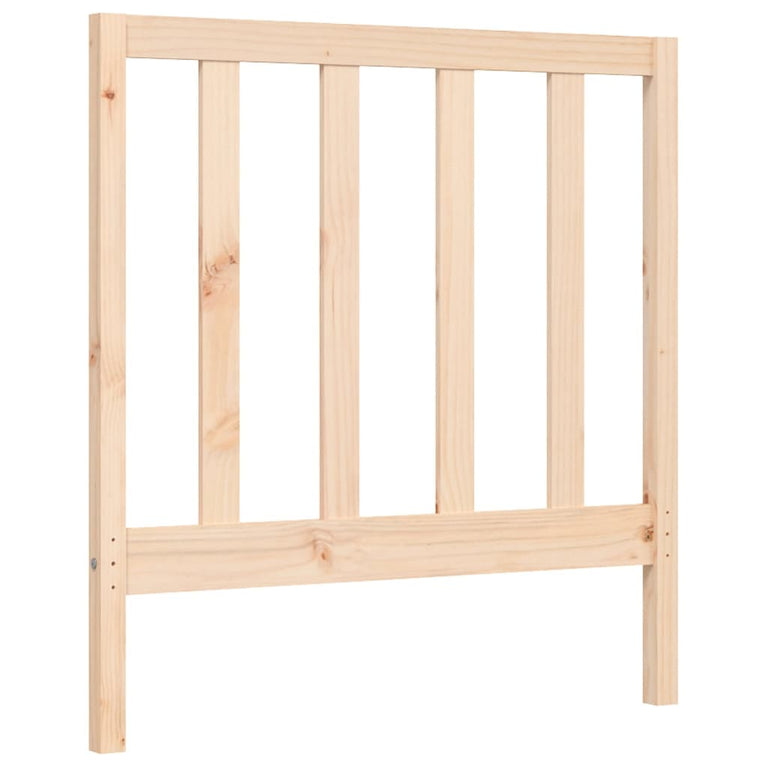 Bedframe met hoofdbord massief hout 2FT6 Small Single