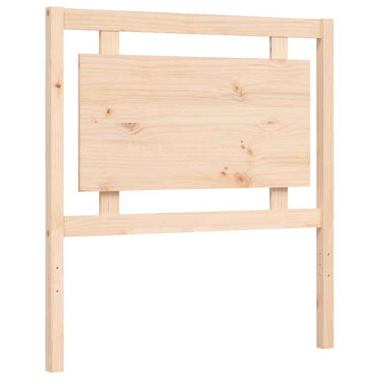 Bedframe met hoofdbord massief hout 2FT6 Small Single