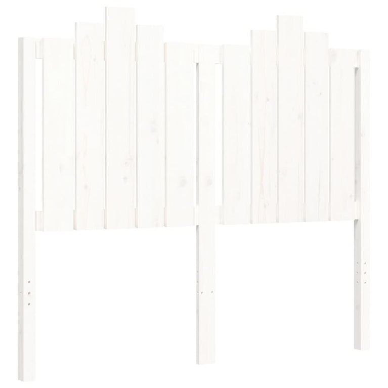 Bedframe met hoofdbord massief hout wit 4FT Small Double