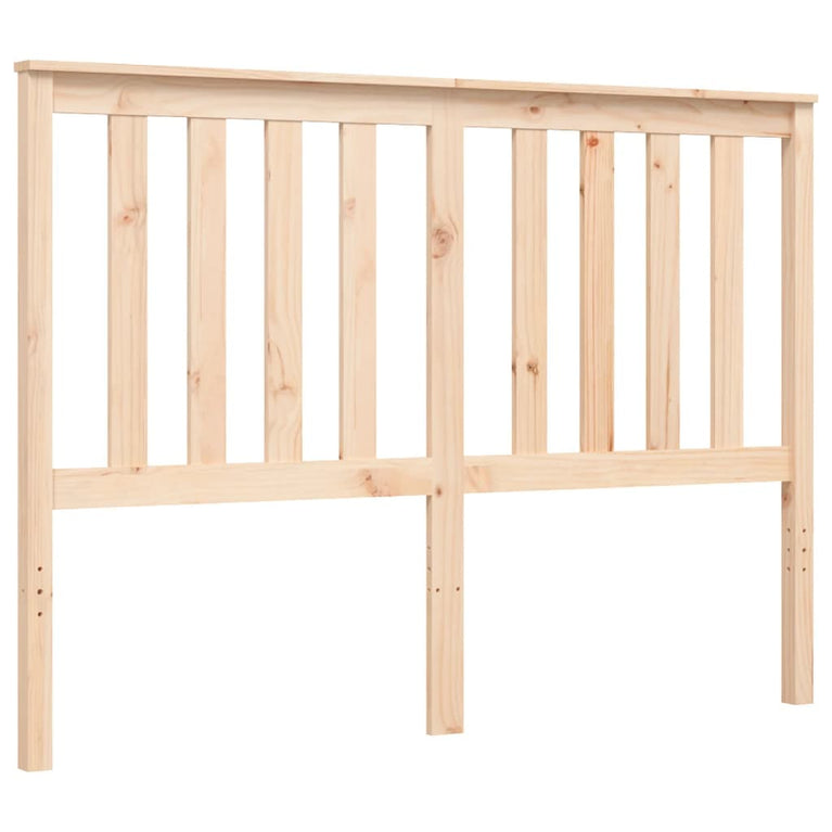 Bedframe met hoofdbord massief hout 4FT6 Double