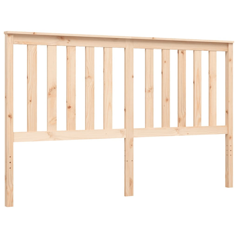 Bedframe met hoofdbord massief hout 5 FT King Size