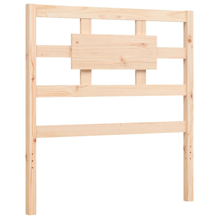 Bedframe met hoofdbord massief hout 2FT6 Small Single