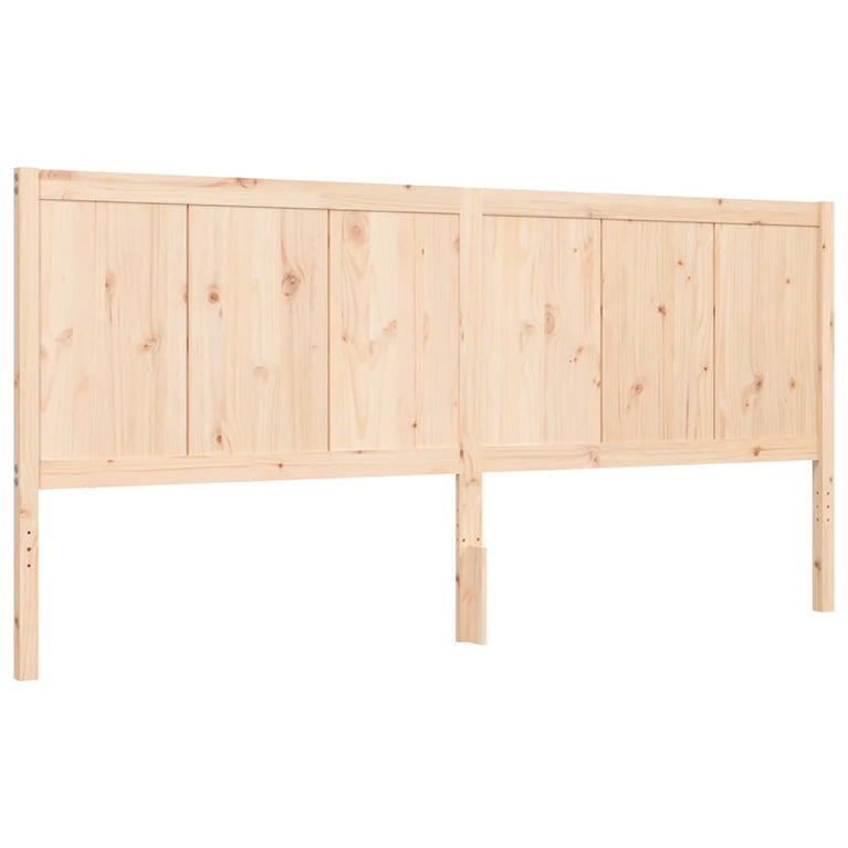 Bedframe met hoofdbord massief hout 6FT Super King